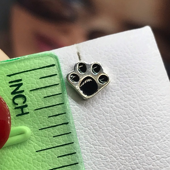 🌟 Sterling Silver 925 Paw 🐾 Stud Earrings - Picture 4 of 5